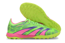 Predator 24 Elite TF Society Football Boots - Green and Pink