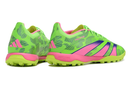 Predator 24 Elite TF Society Football Boots - Green and Pink