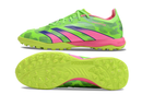 Predator 24 Elite TF Society Football Boots - Green and Pink