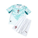 Kit de Criança - Portugal Alternativa 2026/27 - Com Meias- Mundial 2026