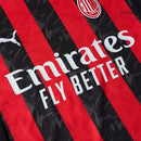 Camisola Ac Milan 2025-26 Principal Versão Adepto (Entrega Imediata)
