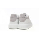 Alexander McQueen White Grey Velvet