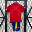 Conjunto infantil Retrô Espanha 2010 Home