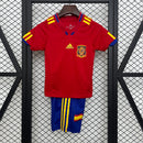 Conjunto infantil Retrô Espanha 2010 Home