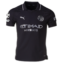 Camisola Manchester City Alternativa 2025/26 Haaland 9 patchs champions League(Entrega Imediata)